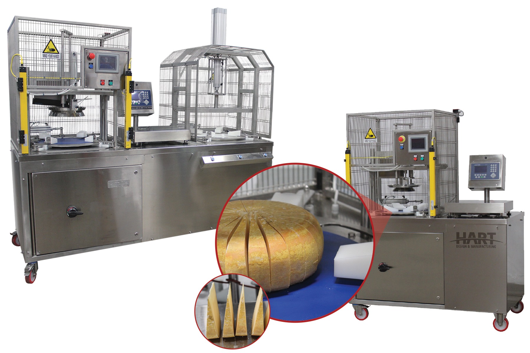 Pneumatic Precision Wheel Cutters: Cheese Cutting Equipment at HART