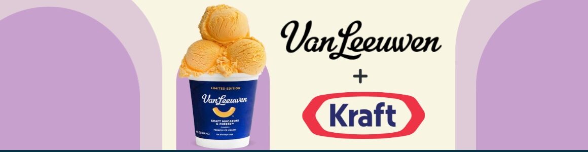 Van Leeuwen KRAFT Mac & Cheese Ice Cream.