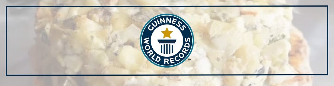 Guinness World Record Pizza and logo.