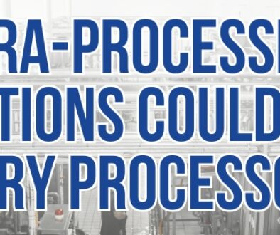 Dairy processing facility with the words "How “Ultra-Processed Foods” Regulations Could Affect Dairy Processors"