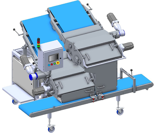 3D render of the Hart DS1 Dicer Shredder machine.